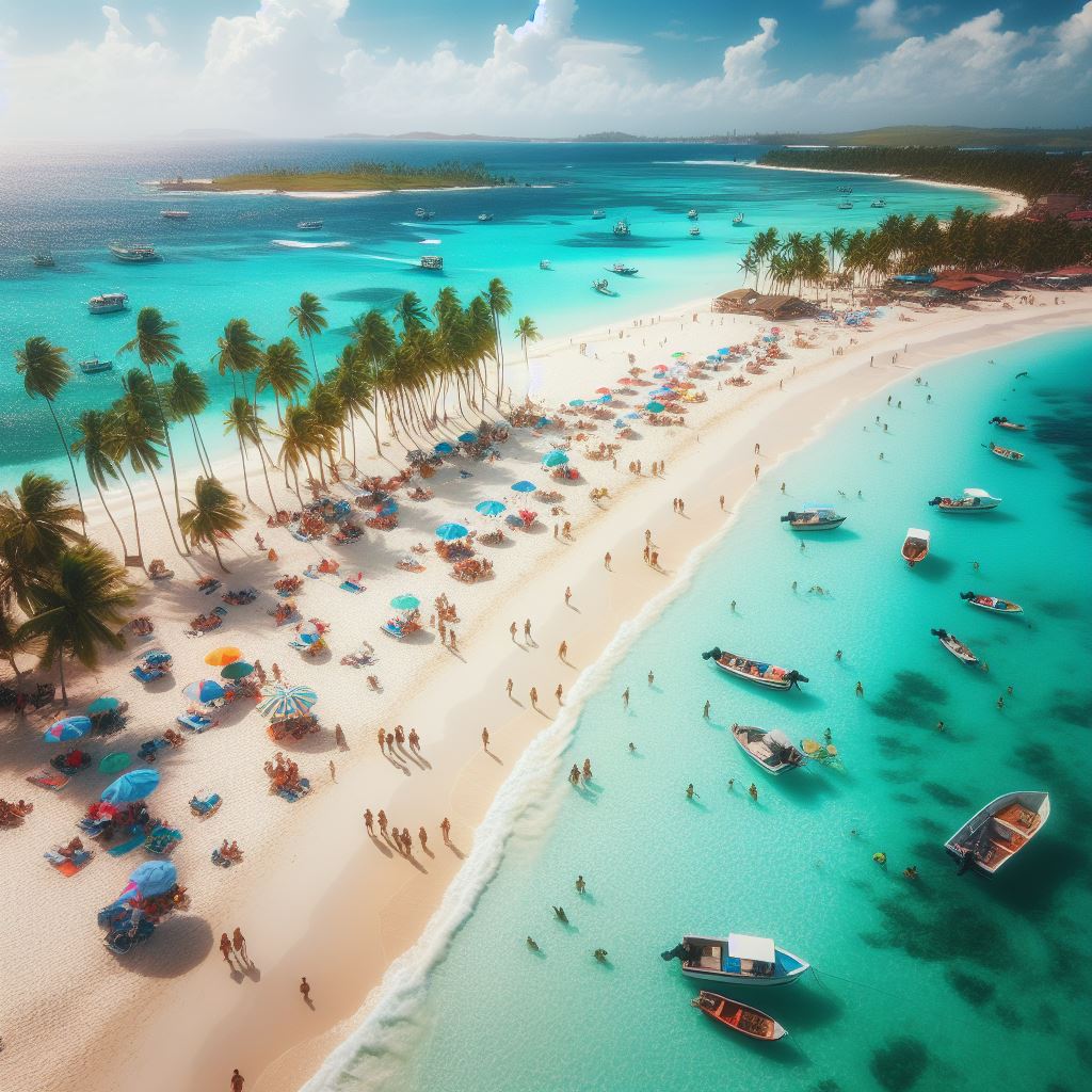 San Andrés Tours: AI-generated Image of Beautiful Beach in San Andrés,Tours & excursions: Explore the Paradise Island's Best Attractions and Activities